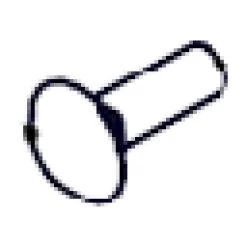 Ariens/Gravely Carriage Head Bolt 5/16-18X1.00 OEM #06200231