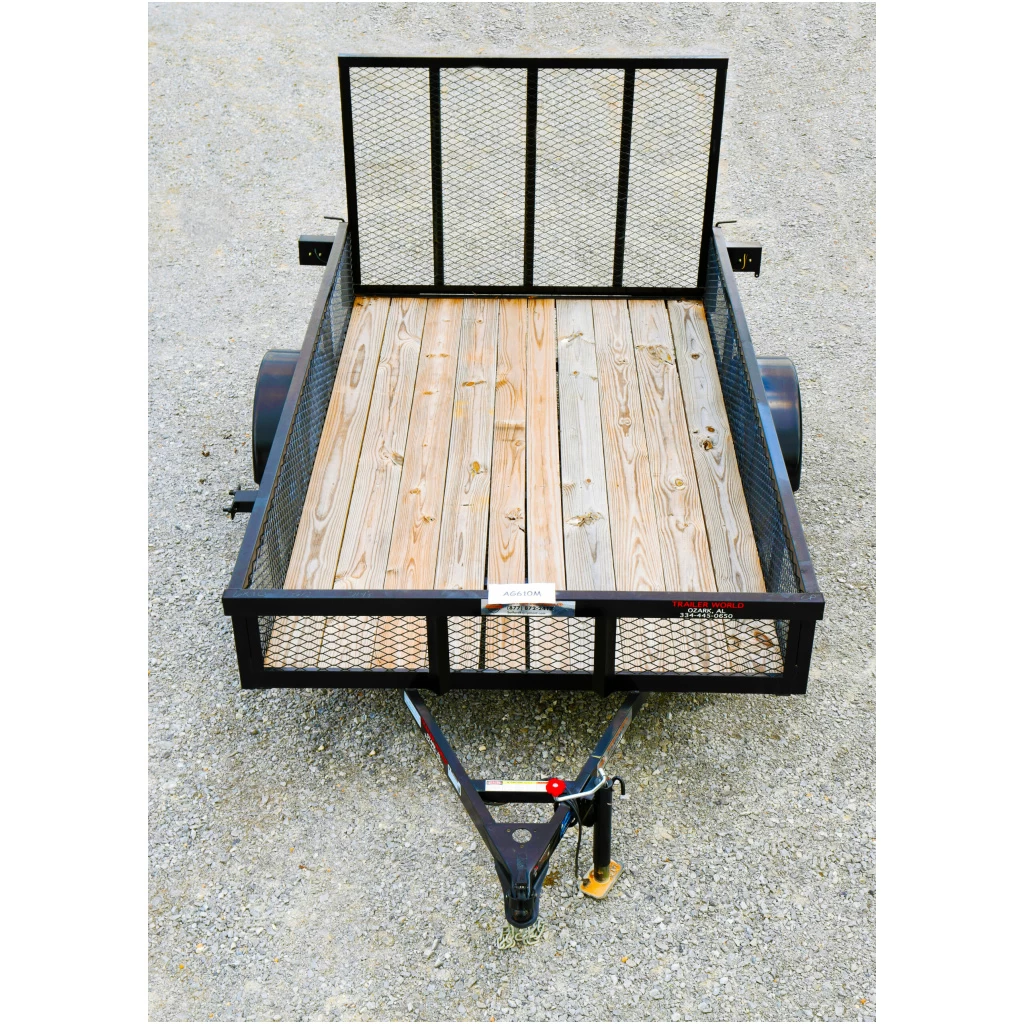 CA106 Caliber 6x10 Utility Trailer HD W/ Mesh Sides 1 CA106 Caliber 6x10 Utility Trailer HD W/ Mesh Sides