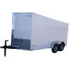 CY215 Cynergy 7x14 Enclosed Trailer TA White
