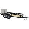 CA119 Caliber 6x14 Utility Trailer HD TA W/Dovetail