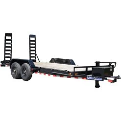 LT604 Load Trail 7X18 Car Hauler 14K W/ Fold Ramps