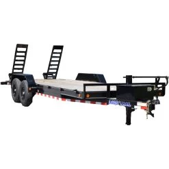 LT607 Load Trail 7X22 Car Hauler 14K W/ Fold Ramps