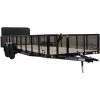 LT146 Load Trail 7X22 Landscape Trailer 7K W/ 2' Mesh Sides