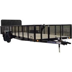 LT146 Load Trail 7X22 Landscape Trailer 7K W/ 2' Mesh Sides