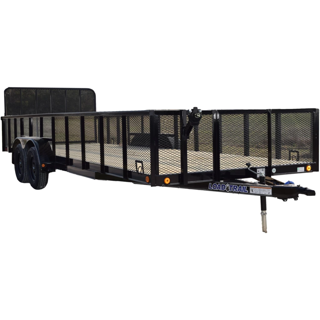 LT146 Load Trail 7X22 Landscape Trailer 7K W/ 2' Mesh Sides 1 LT146 Load Trail 7X22 Landscape Trailer 7K W/ 2' Mesh Sides