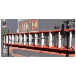 Pack 'Em Enclosed Trailer Side Wall Ladder Rack PK-28WL/BM