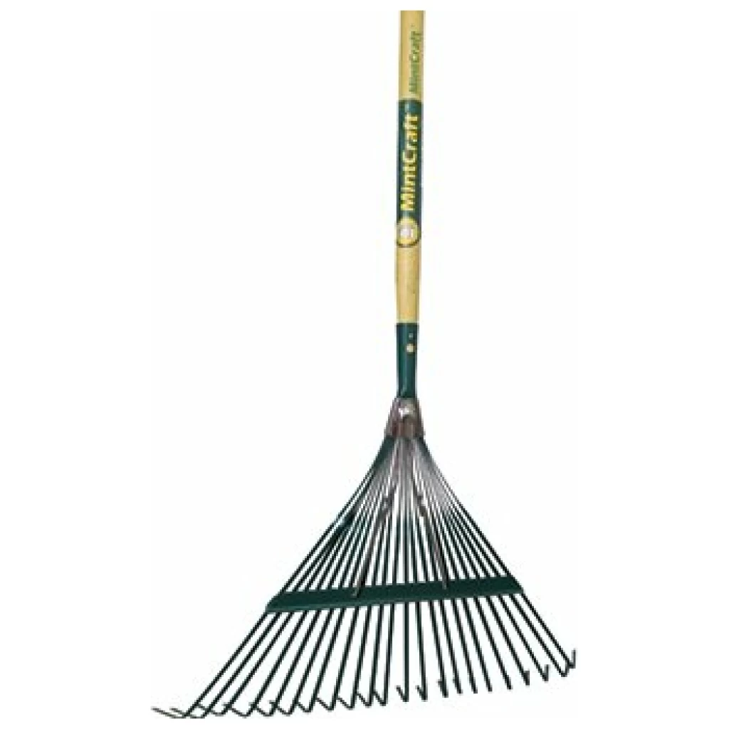 Mintcraft Lawn/Leaf Rake 22-Tine 7198617 1 Mintcraft Lawn/Leaf Rake 22-Tine 7198617