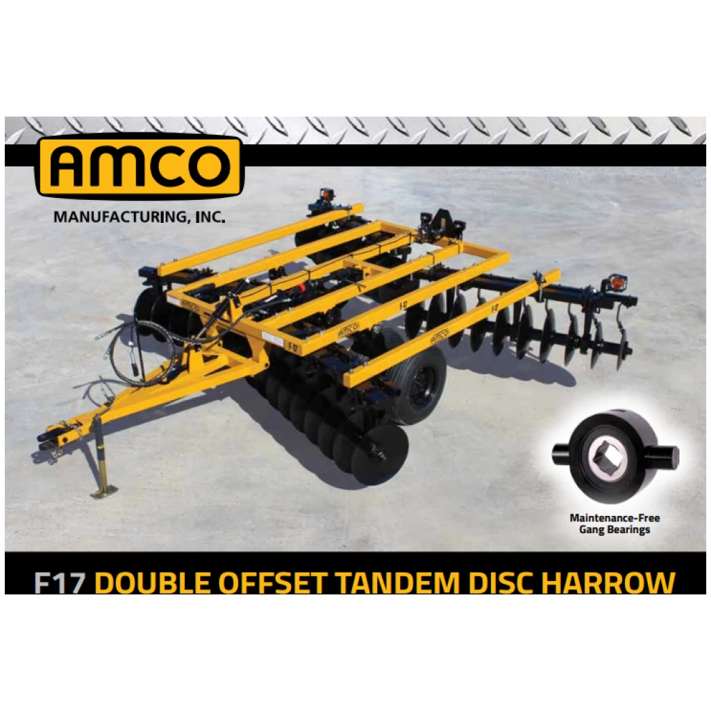 AMCO F17-3422 Tandem Disc Harrow 12' 1 AMCO F17-3422 Tandem Disc Harrow 12'