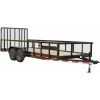 CA145 Caliber 7X20 Utility Trailer 10K W/ 2' Mesh Sides