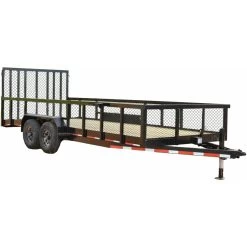 CA145 Caliber 7X20 Utility Trailer 10K W/ 2' Mesh Sides