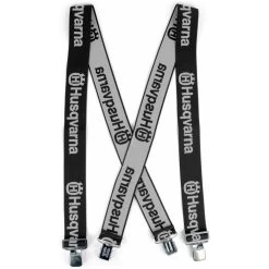 Husqvarna Clip Suspenders Gray OEM #596297801